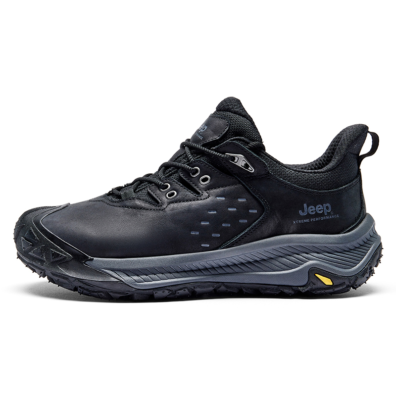 Jeep Anti-Slip And Wear-Resistant Coverage Low-Top Outdoor Shoes Men's Black
