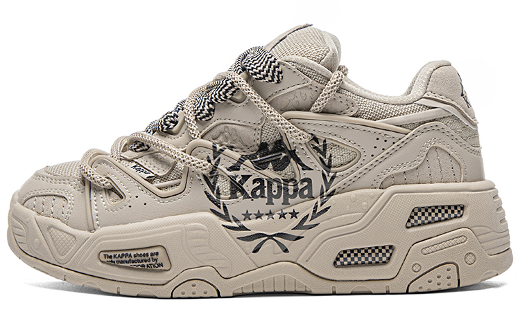 Kappa Low Top Running Shoes Unisex Oxford Brown Black