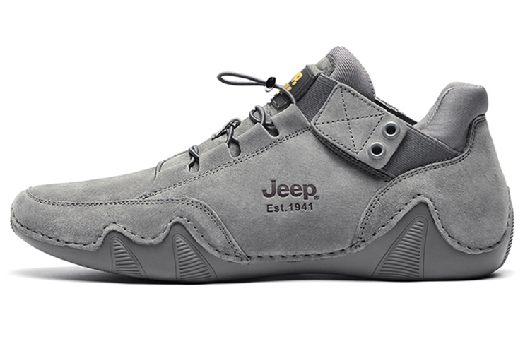 Jeep Casual Shoes Men Low-Top Gray