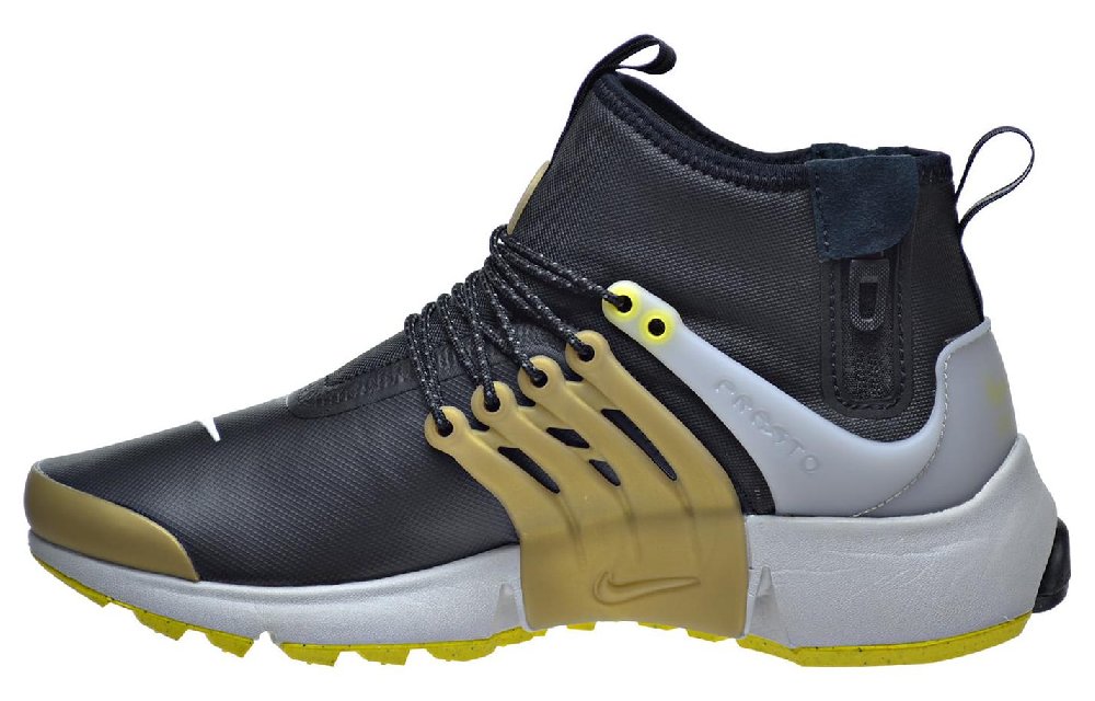Nike Air Presto Mid Utility Black Yellow Streak