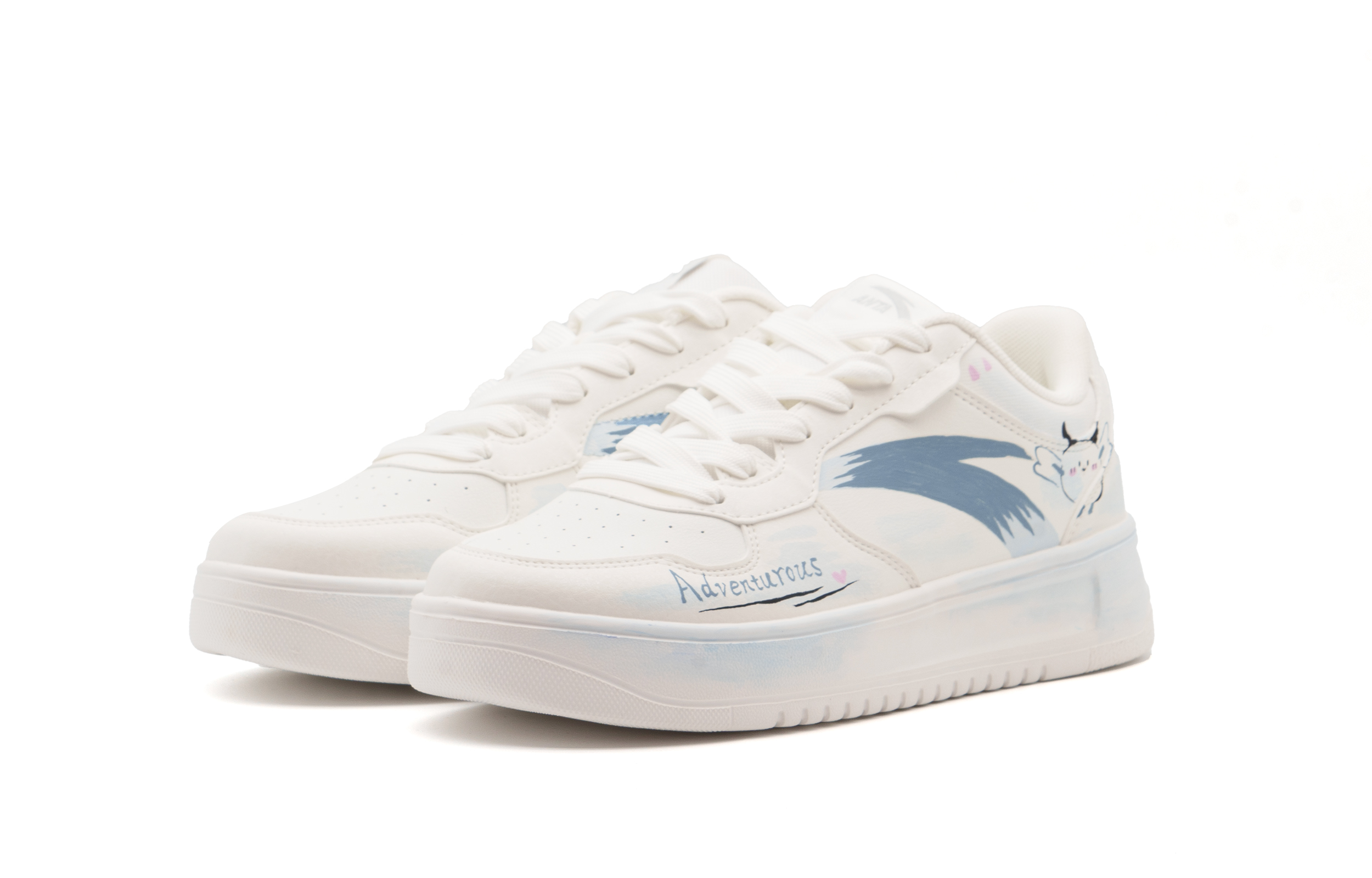Anta Relaxed Cushioning Coverage Low top Skateboard Shoes Unisex White купить в интернет-магазине Yoocart с быстрой доставкой по России.