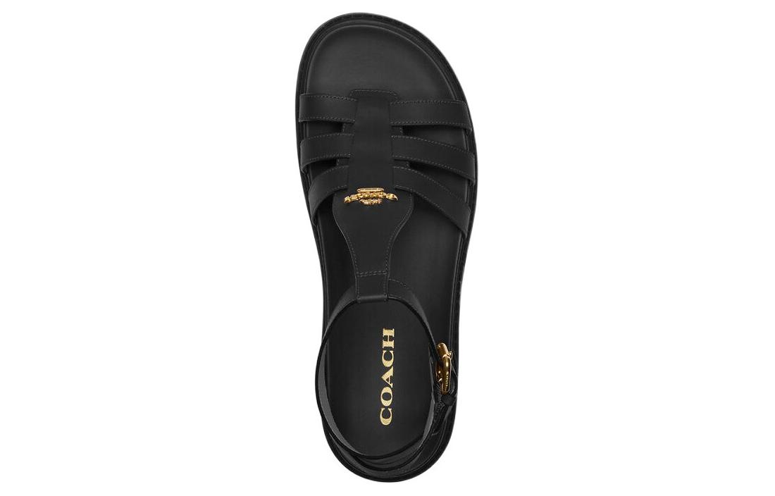 COACH Roman Sandals Women's Black