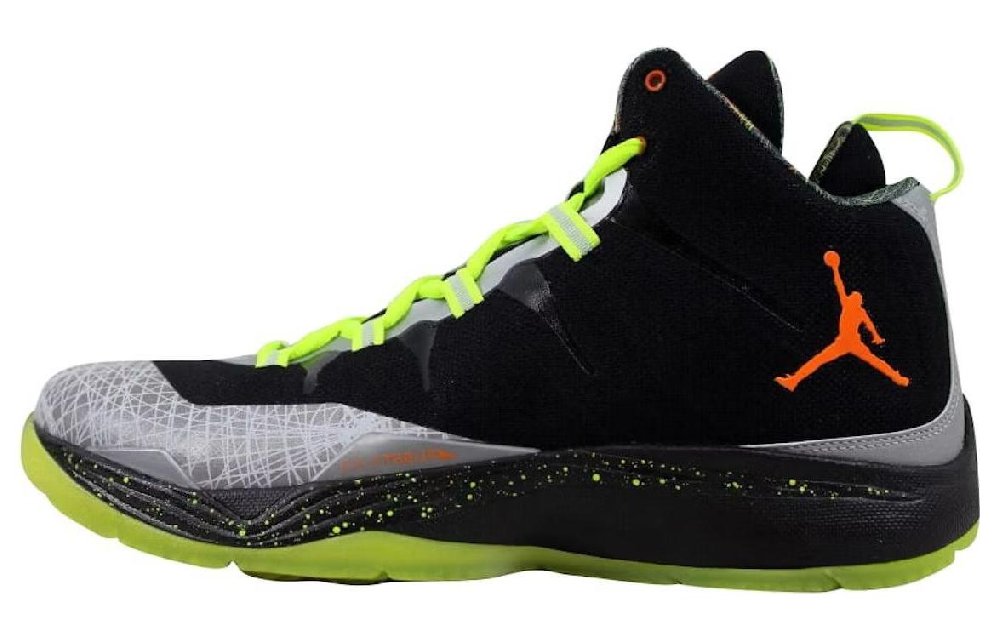 Jordan Super.Fly 2 Christmas Black Total Orange Reflective Silver