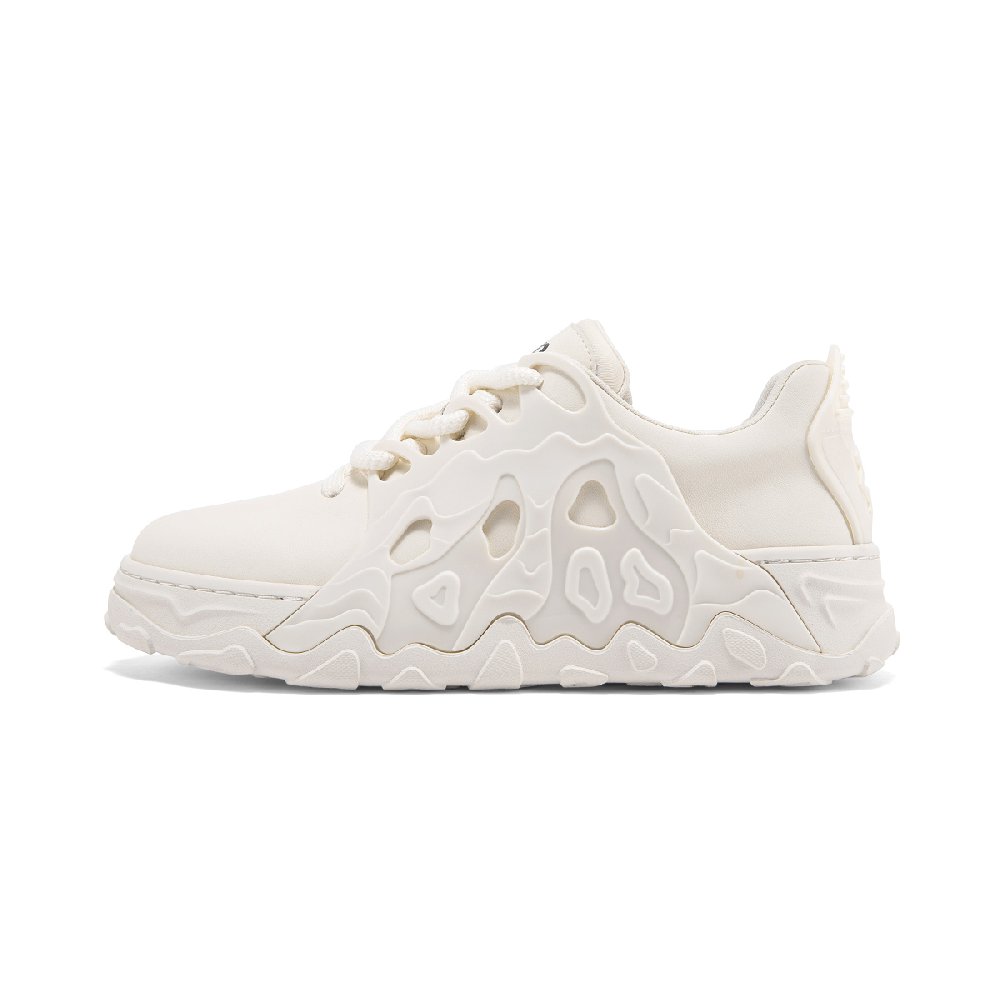 Jeep Abrasion Resistant Waterproof And Breathable Height Increasing Low Top Casual Shoes Men's White