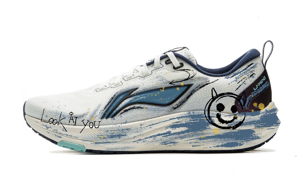 LINING Red Hare 8 Running Shoes Men's Low top Blue
