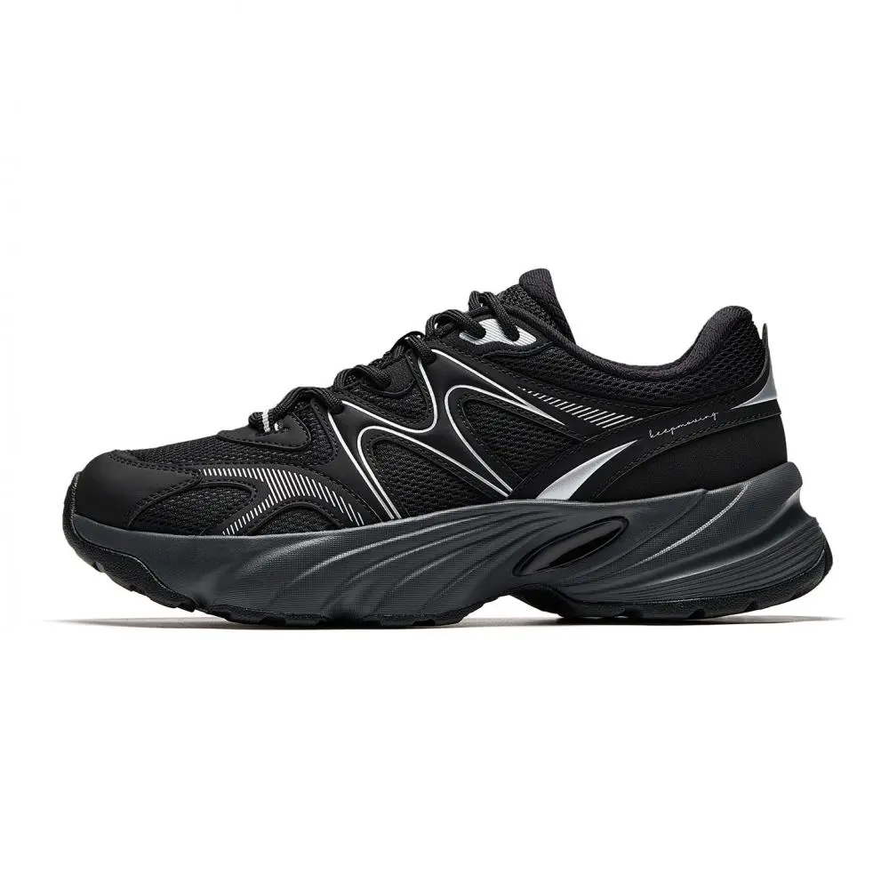 Anta Cushioning, Wear Resistant Low top Casual Shoes Women's Black