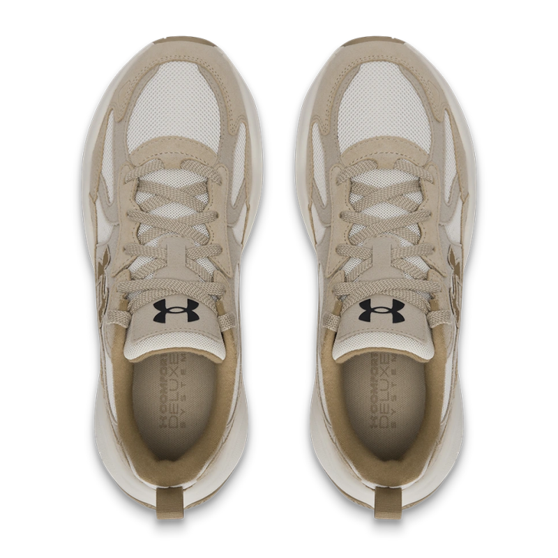 Under Armour Anti-Slip Wear-Resistant Low-Top Casual Shoes Unisex Beige Brown