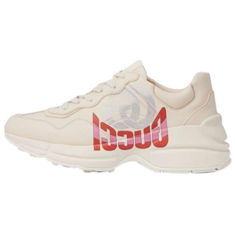 GUCCI Rhyton Low-Top Casual Shoes Women's White