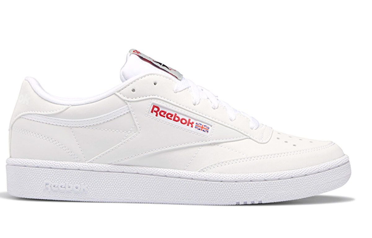 Reebok Classic Club 85 White Skate Shoes 'White Red'