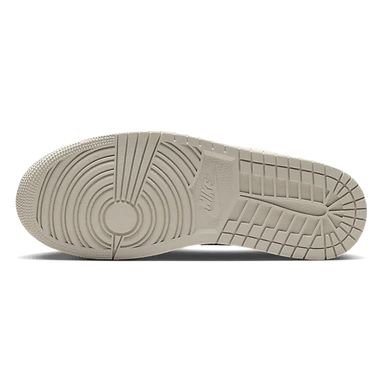 Jordan Air Jordan 1 Slip-Resistant Low-Top Vintage Basketball Shoes Women's Beige Brown