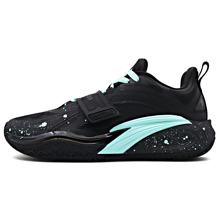 Anta KAI 1 KAI 1 'Black Warrior' Cushioned Slip-Resistant Low-Top Basketball Shoes Men's Black Green