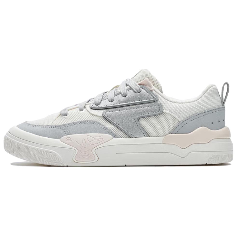 FILA FUSION Nollie Low Top Skateboard Shoes Women's White Gray
