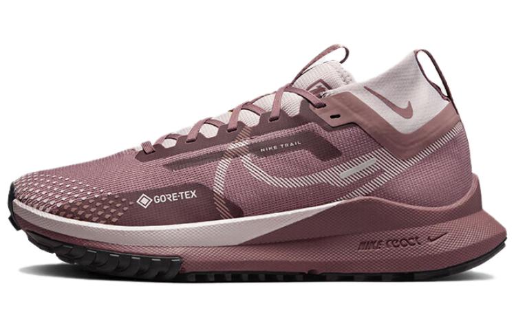 Nike React Pegasus Trail 4 Gore Tex Smokey Mauve Saturn Gold Soft Yellow Platinum Violet Women's