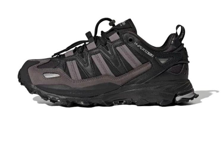 Adidas Hyperturf Core Black Silver Metallic Trace Grey