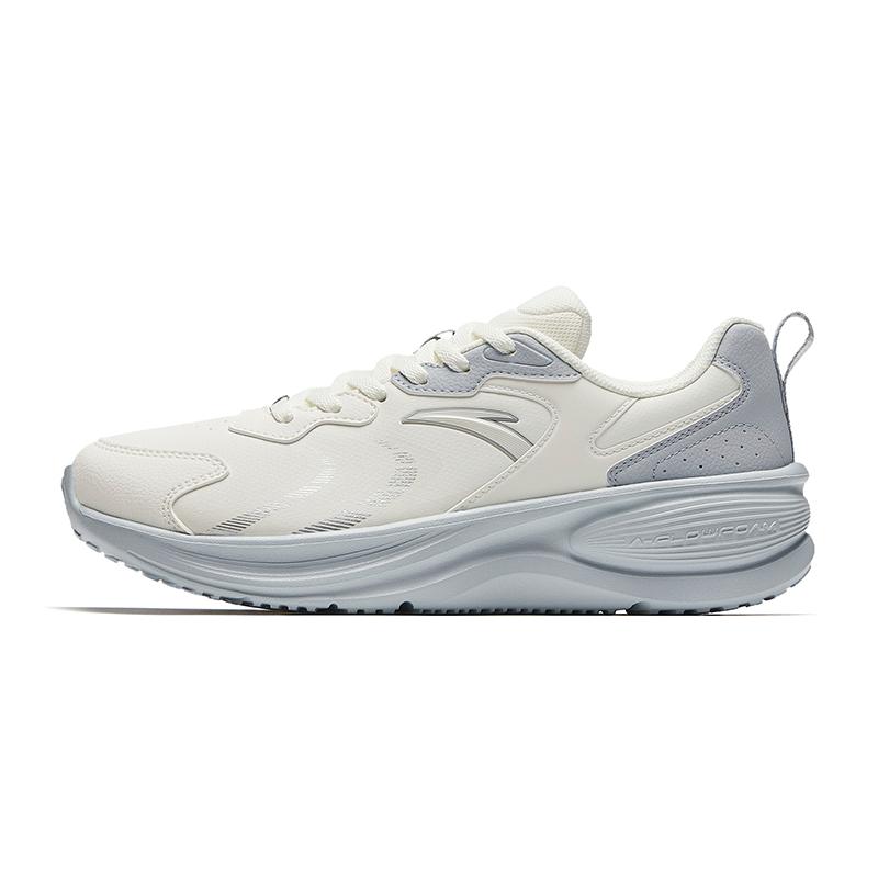 Anta Height Increasing Lightweight Low-Top Casual Running Shoes Women's White Blue