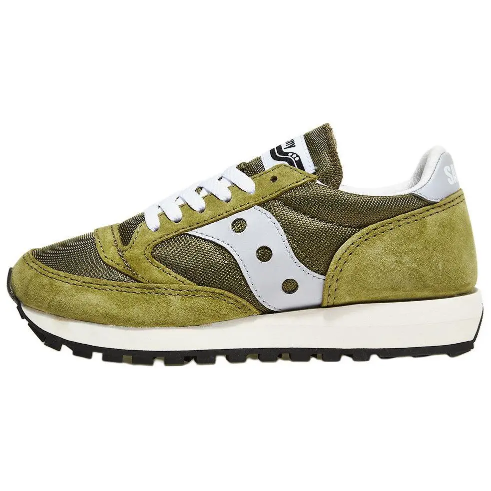 Saucony Jazz 81 Slip Resistant Abrasion Resistant Low top Casual Running Shoes Men's Olive Green