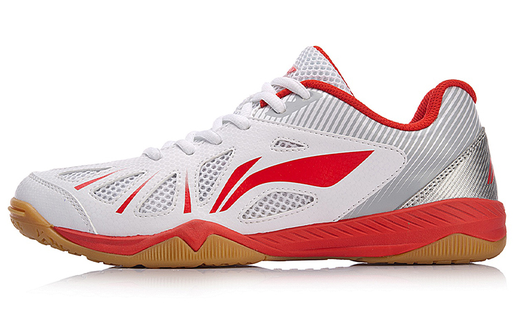 LiNing Cushioning Support Balance Low Top Training Shoes Women's White Red