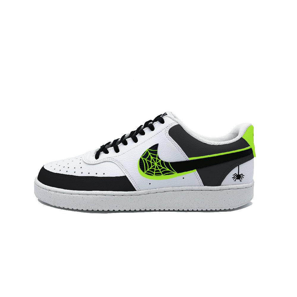Nike Court Vision Anti Slip Wear Resistant Low Top Skateboard Shoes Men's White