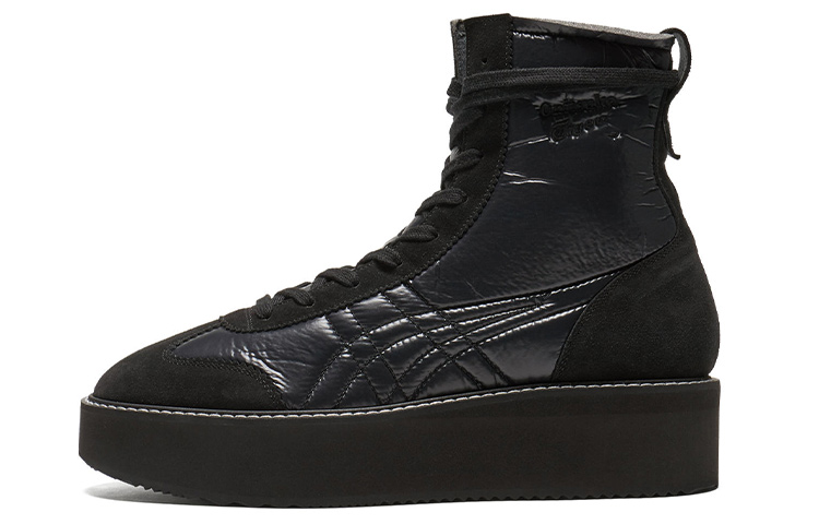 Onitsuka Tiger Delegation Chunk Skateboard Shoes Unisex High Top Black