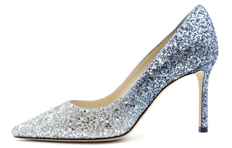 Jimmy Choo Romy High Heels Women's Sky Blue