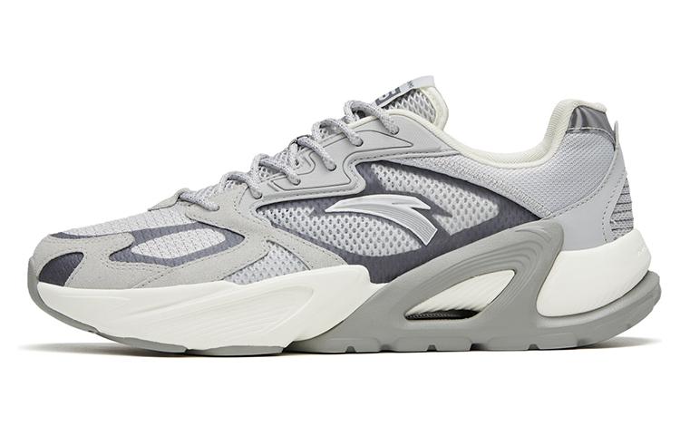 Anta Life Collection Millennium Anti Slip Wear Resistant Low Top Sports Casual Shoes Men's Steel Gray