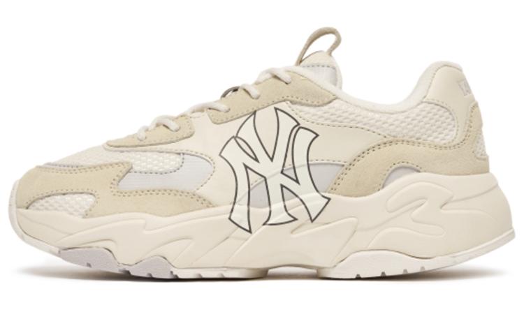 MLB Big Ball Chunky Lite SD Cushioning Anti-Slip Wear-Resistant Breathability Low-Top Chunky Sneakers Unisex Khaki