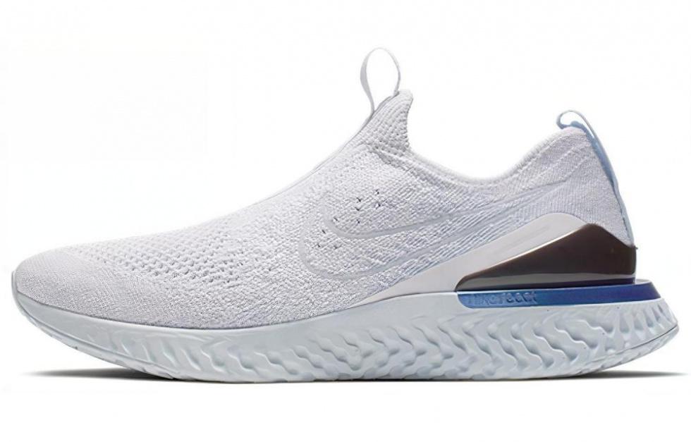 Nike Epic Phantom React Flyknit White Hydrogen Blue Women's
