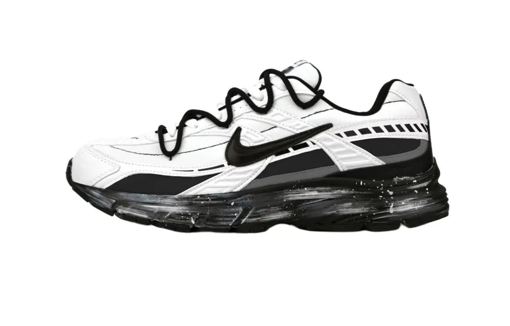Nike Initiator Abrasion Resistant Low top Running Shoes Unisex Black White