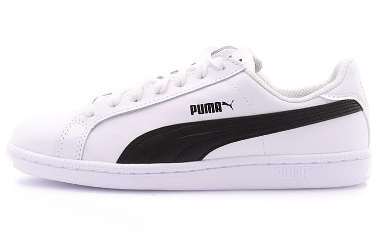 PUMA Smash L Coverage Support Low-Top Skateboard Shoes Unisex White Black
