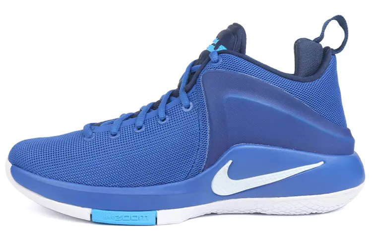 Nike Zoom Witness EP Basketball Shoes Men's Mid top Blue/White