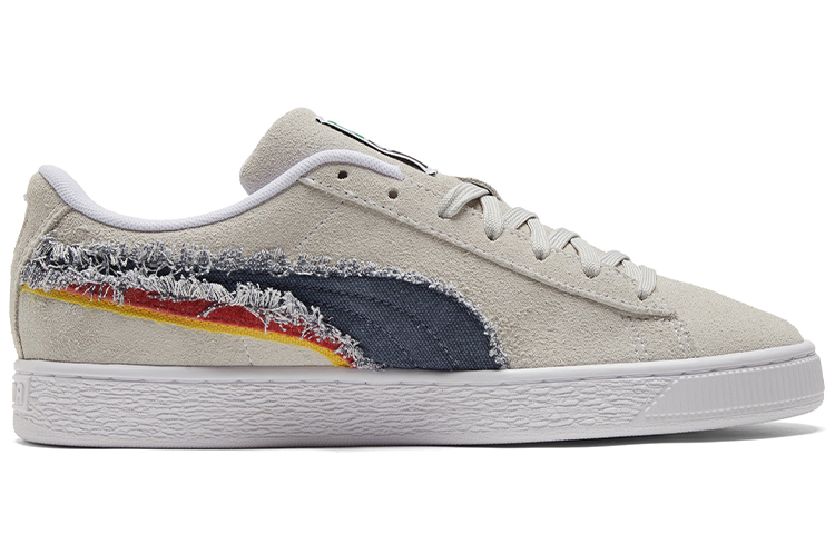 Puma Suede "Triplex Denim" White Peacoat