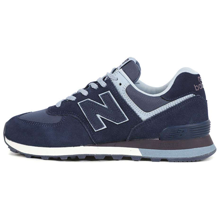 New Balance NB 574 Cushioning And Breathable Low Top Running Shoes Unisex Blue