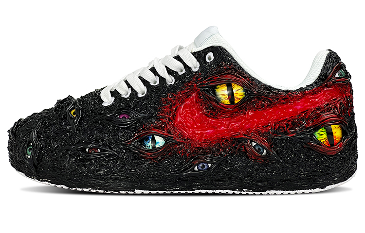 Nike Court Vision 1 Skateboard Shoes Men Low-Top Black