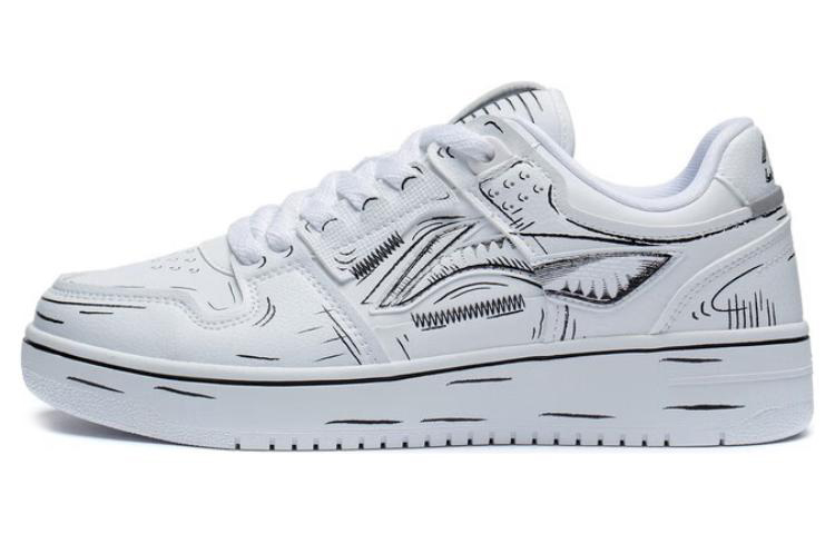 LINING Tianji Skateboard Shoes Women's Low top White/Black
