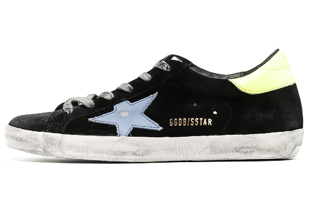 Golden Goose Super Star Low Top Stylish Skateboarding Shoes Women's Black