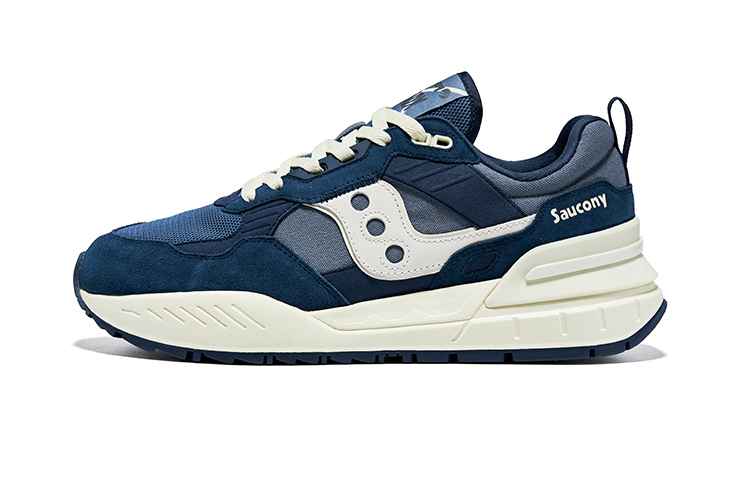 Saucony Shadow 5000 Low-Top Running Shoes Unisex Dark Blue