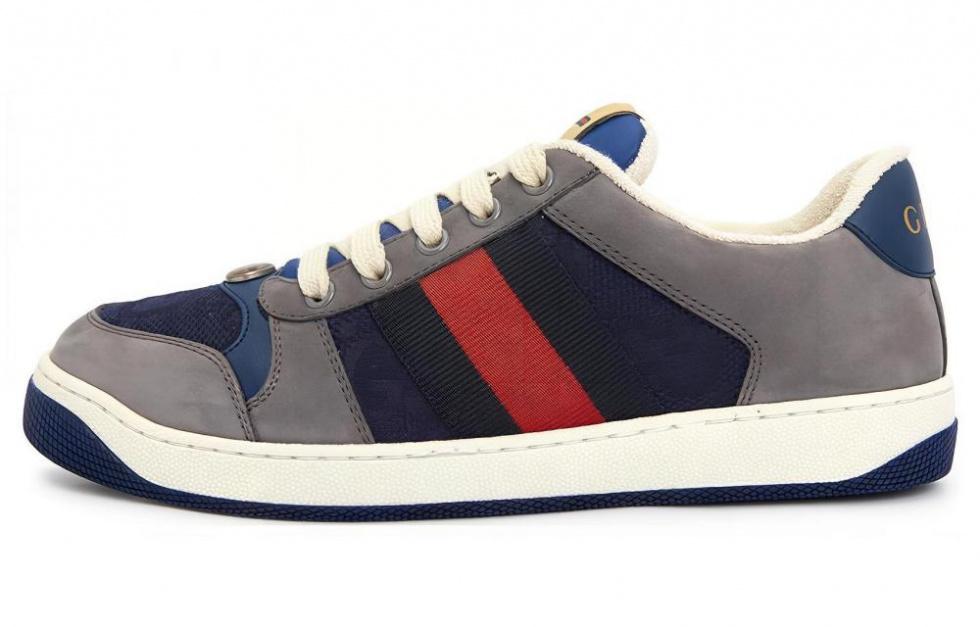 GUCCI Screener GG Sneaker Grey Suede