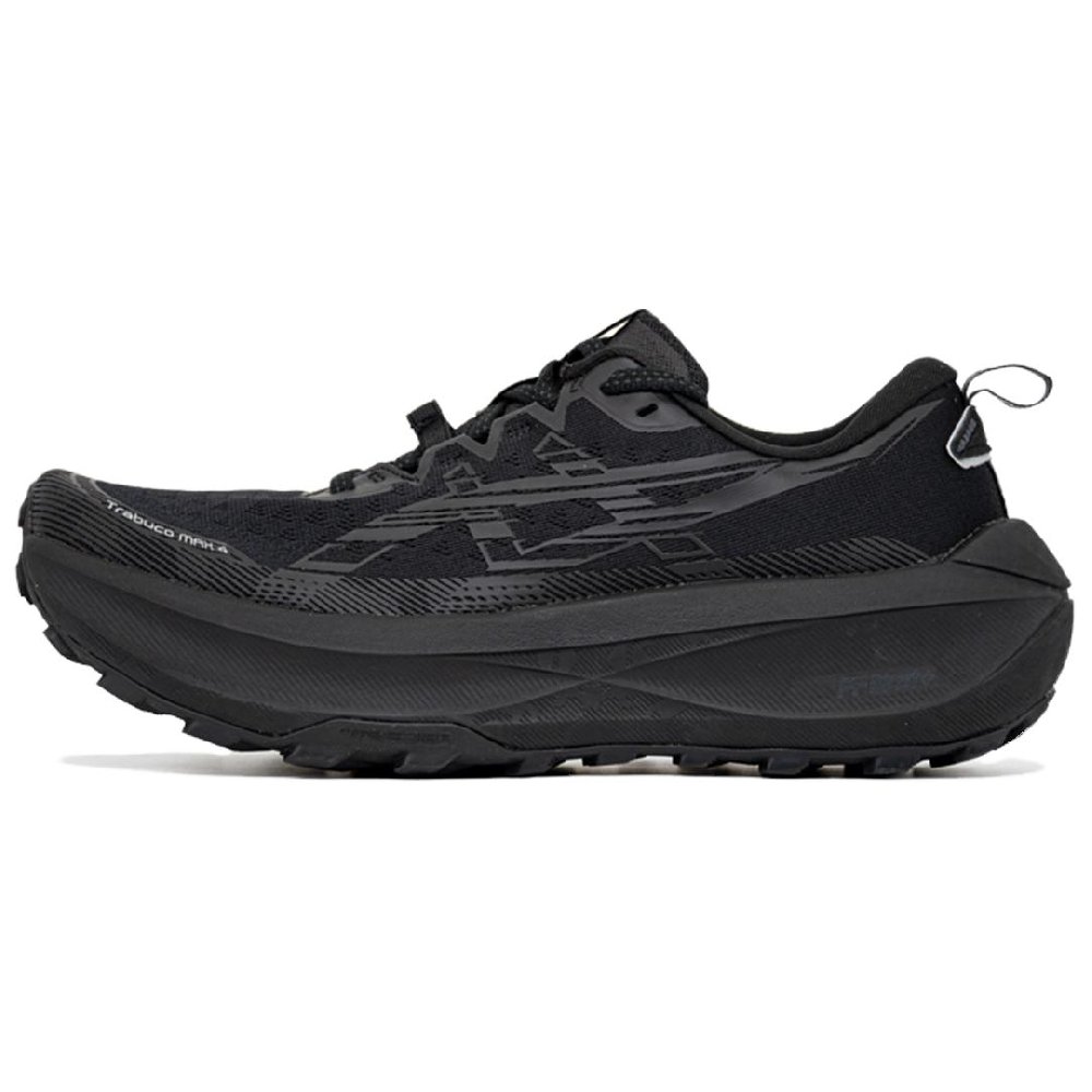 Asics TRABUCO Max 4 Breathable And Resilient Running Shoes Men's Black