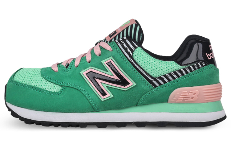New Balance 574 Green Slate Peridot Green Women's