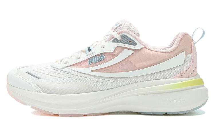 FILA NUVOLE Cushioning, Slip Resistant, And Abrasion Resistant Low Top Running Shoes Women's White Pink