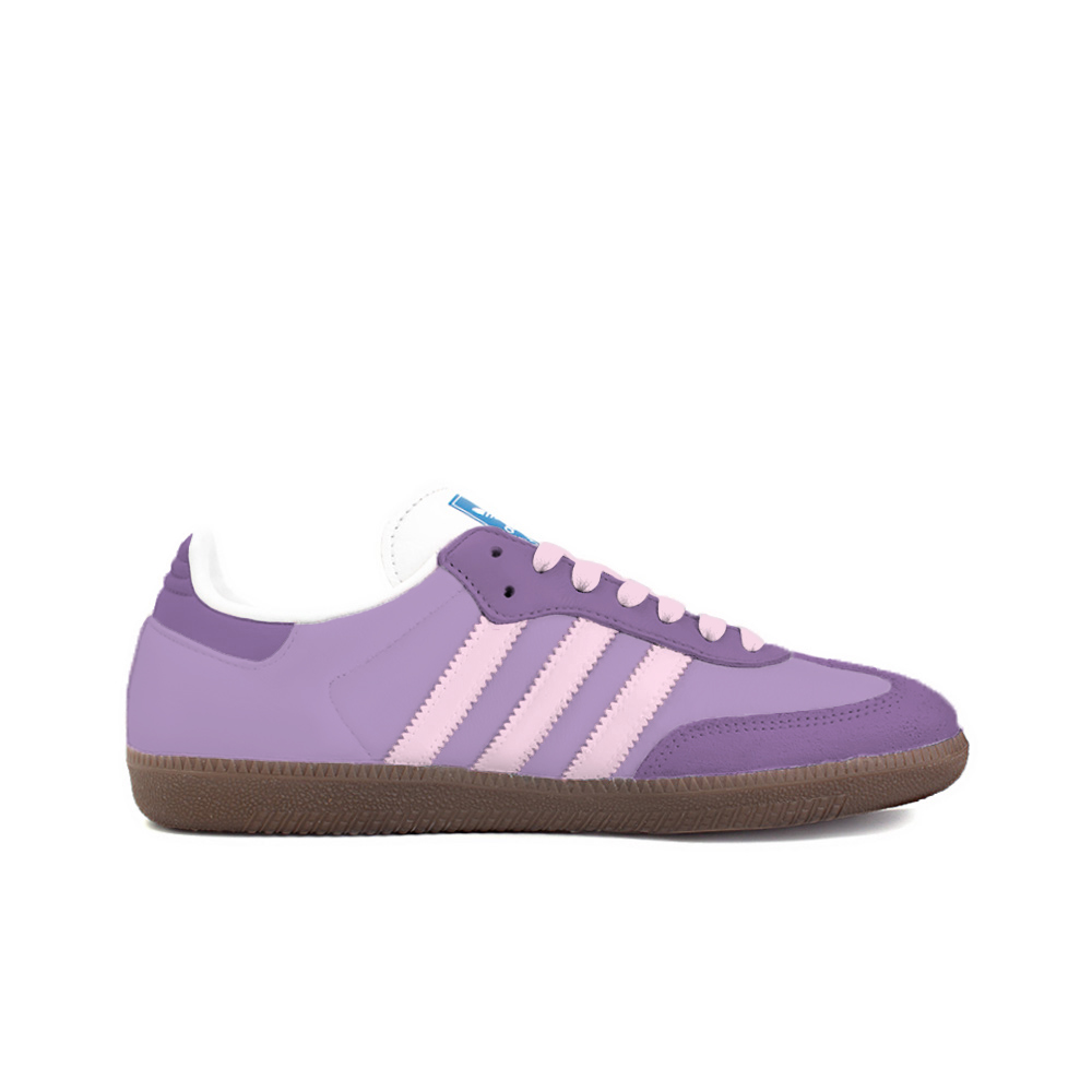 Adidas Originals SAMBA OG Low Top Skateboard Shoes Unisex Purple