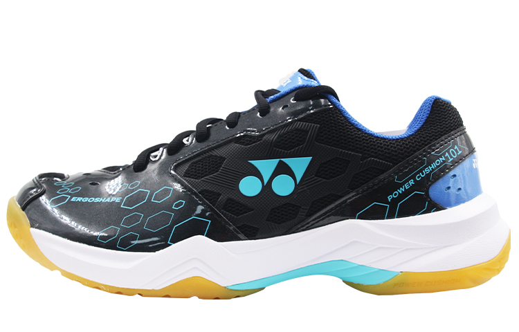 YONEX Power Cushion Anti Slip Wear Resistant Low Top Badminton Shoes Unisex Black Blue