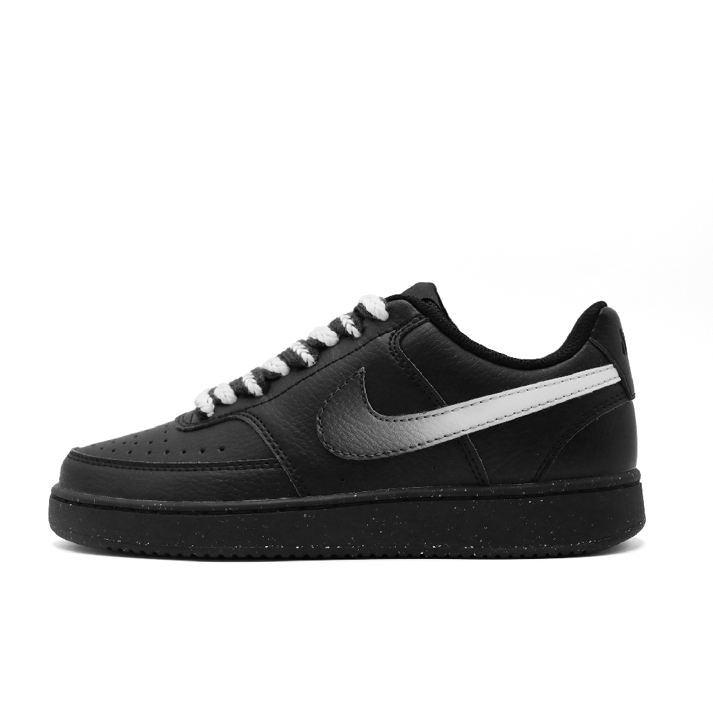 Nike Court Vision Low Yuntin Abrasion Resistant Low Top Skateboard Shoes Unisex Black