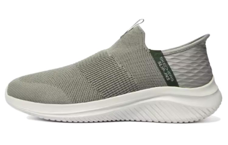 Skechers Hands Free Slip Ins Low Top Casual Shoes Men's Taupe