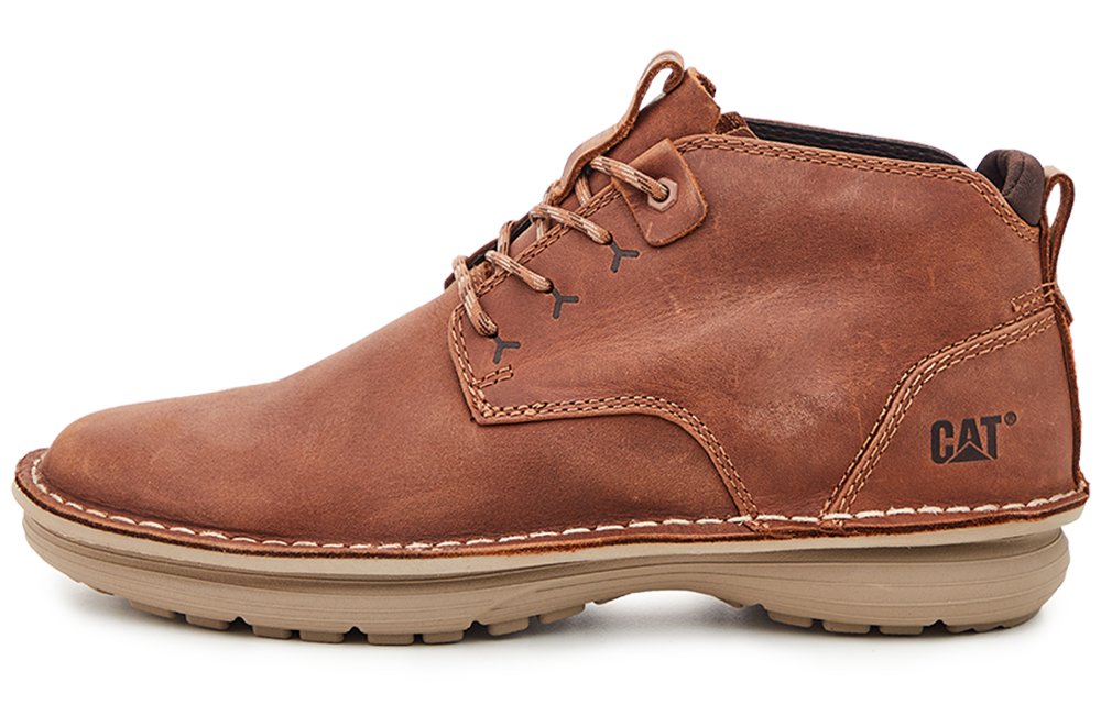 CAT Ankle Boots Men Dark Brown