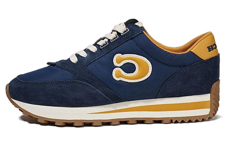 COACH Low-Top Casual Shoes Men's Dark Blue