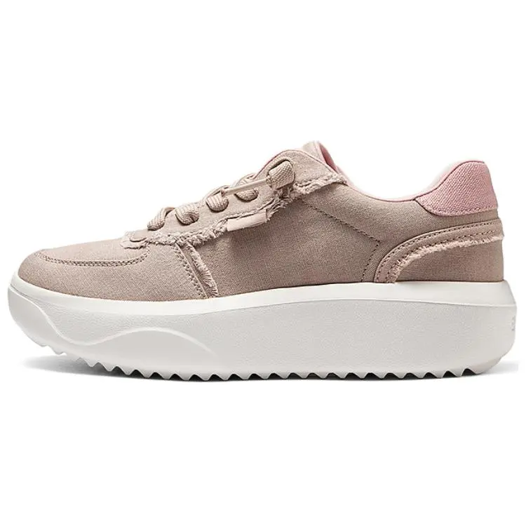 Skechers Bob's Low top Canvas Shoes Women's Brown Pink