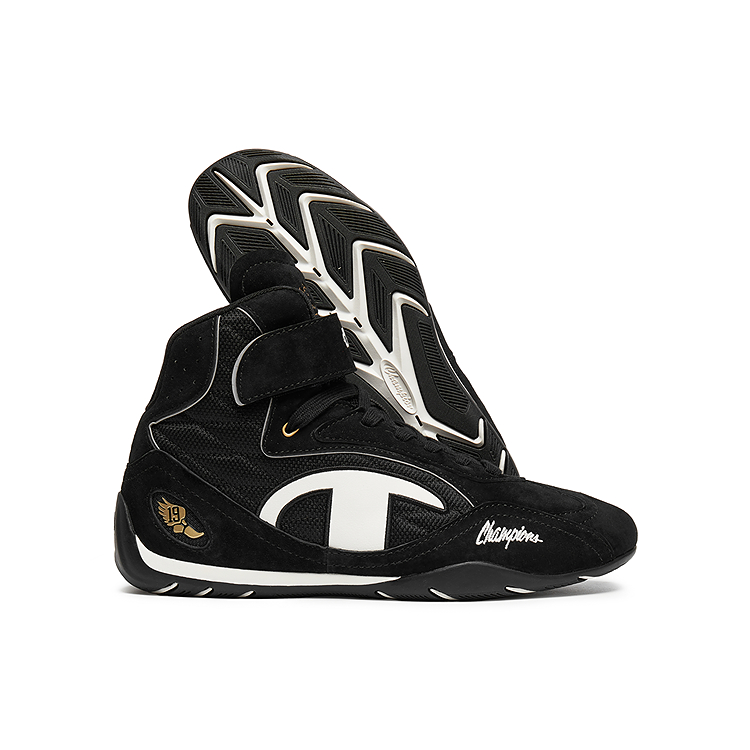 Champion High top Casual Shoes Women's Black/Milk White