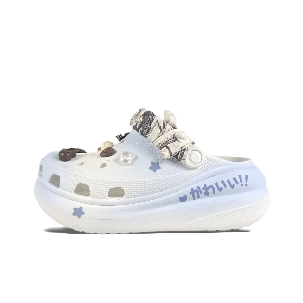Crocs Crush Clog Clogs Unisex White