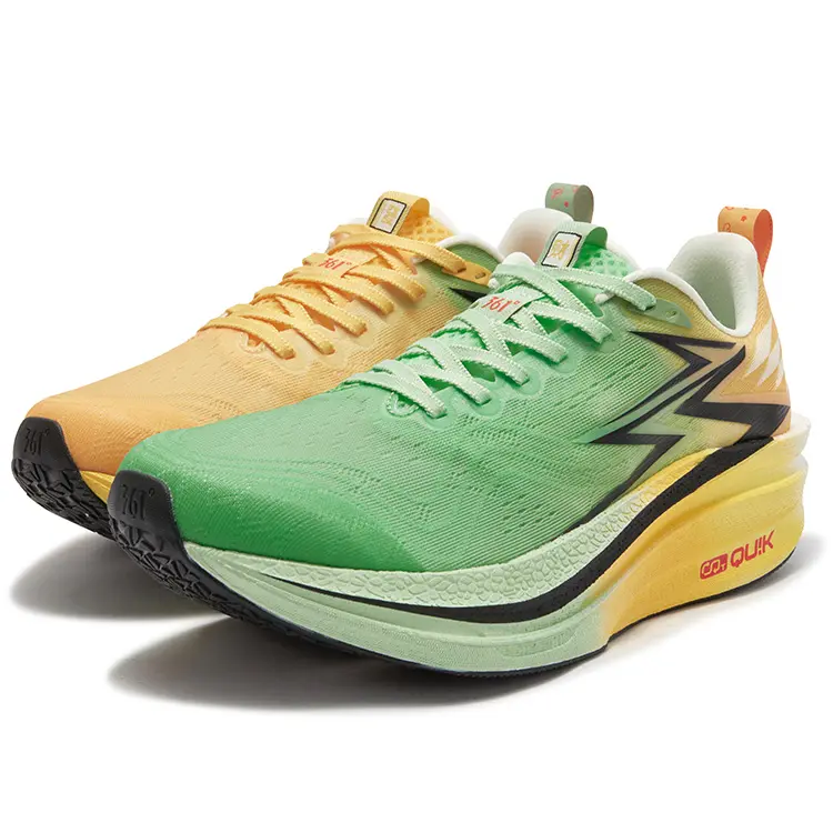 361° Flame 4MIX Running Shoes Unisex Low top New Mint Green/Stamen Yellow